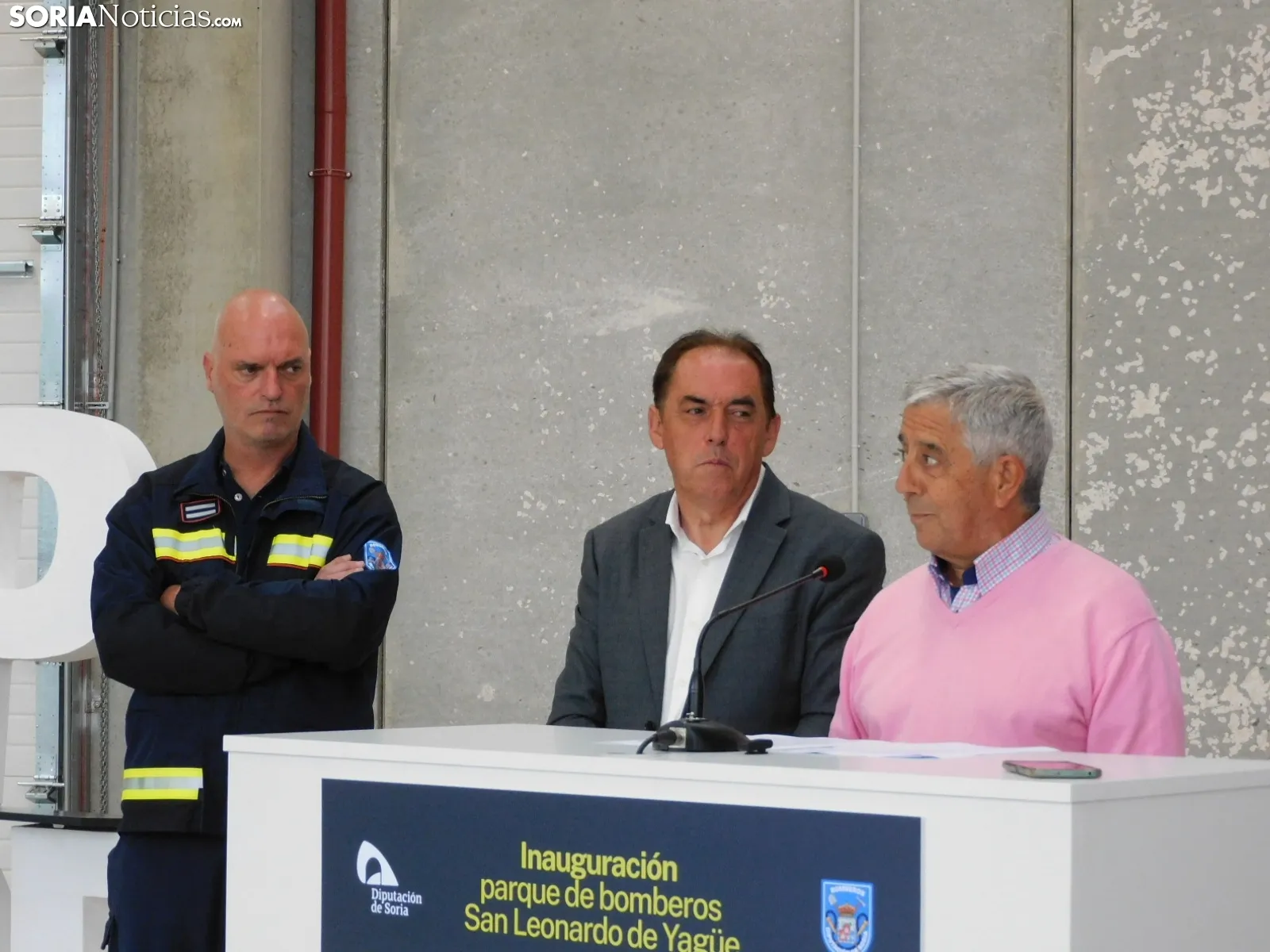 Inauguración parque de bomberos de San Leonardo de Yagúe