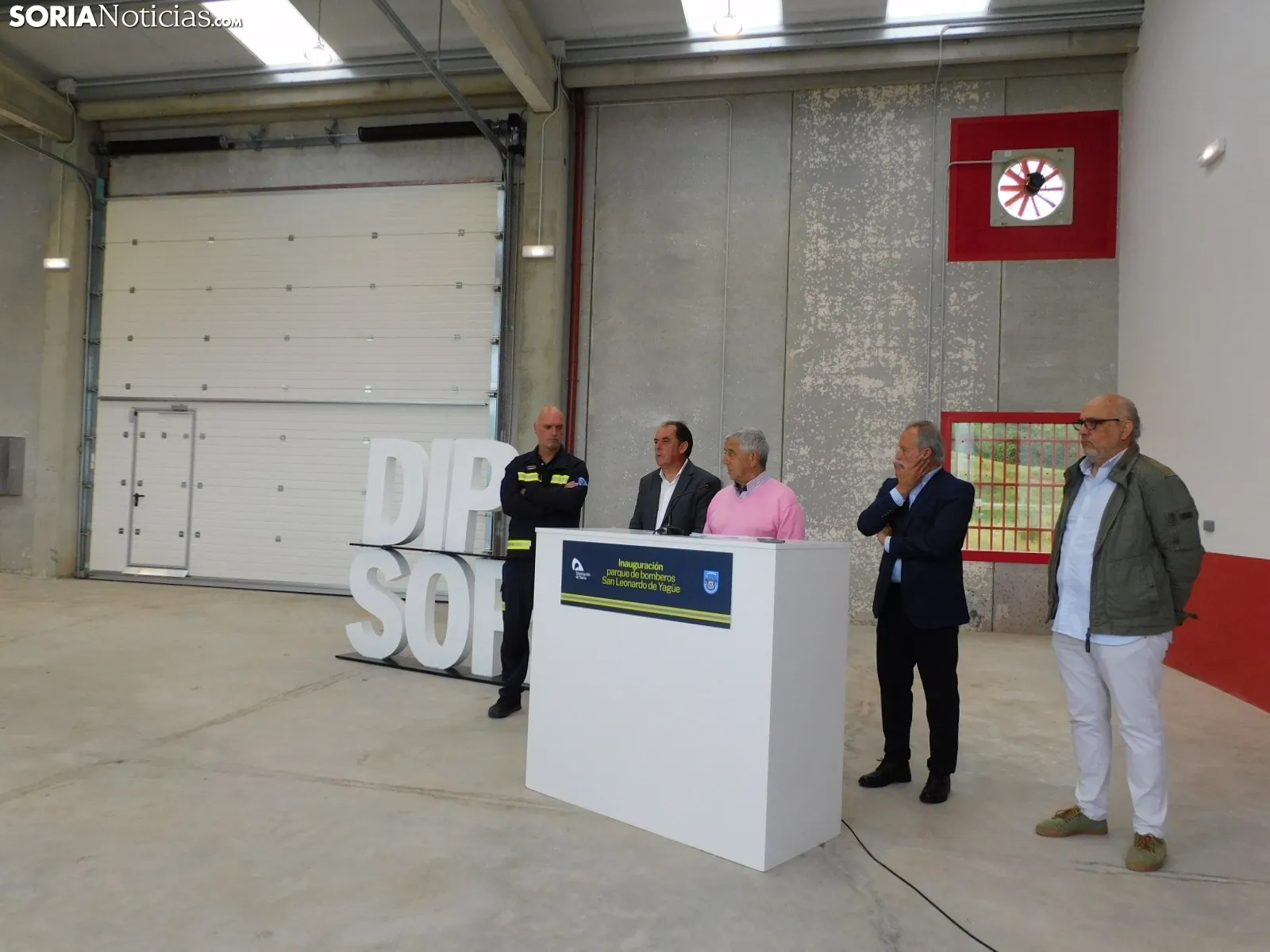 Inauguración parque de bomberos de San Leonardo de Yagúe