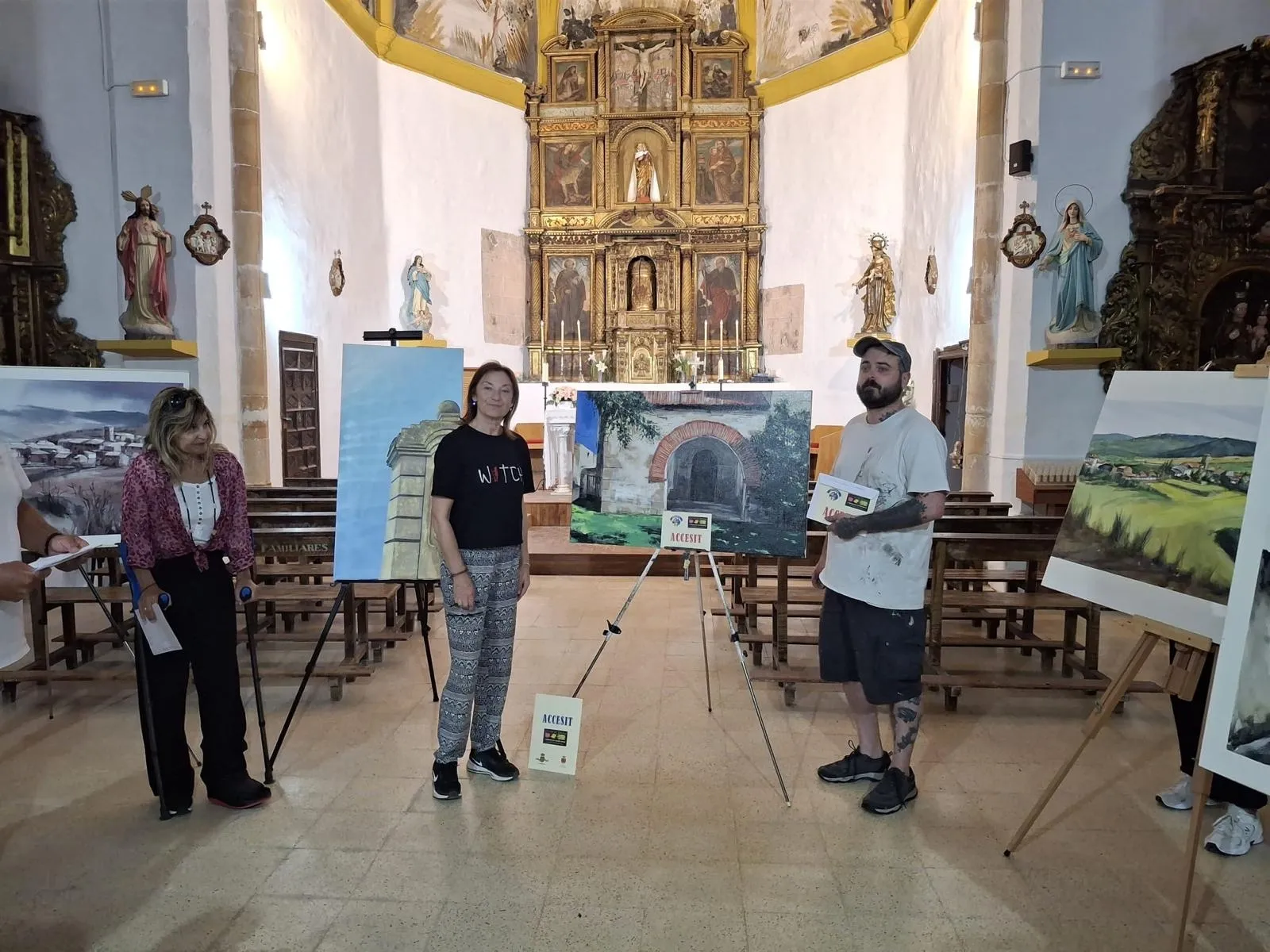 Foto 2 - Elo&iacute;sa Lombarte de la Orden y Abel Florido se alzan con los primeros premios del II Concurso de Arte en el Moncayo