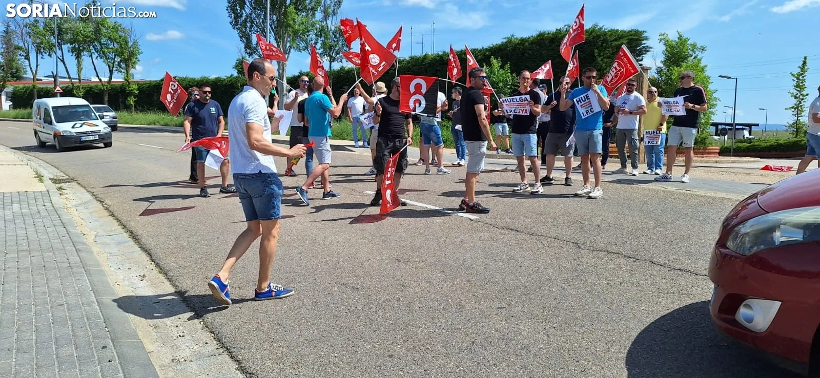 Una imagen de la concentración hoy. /PC
