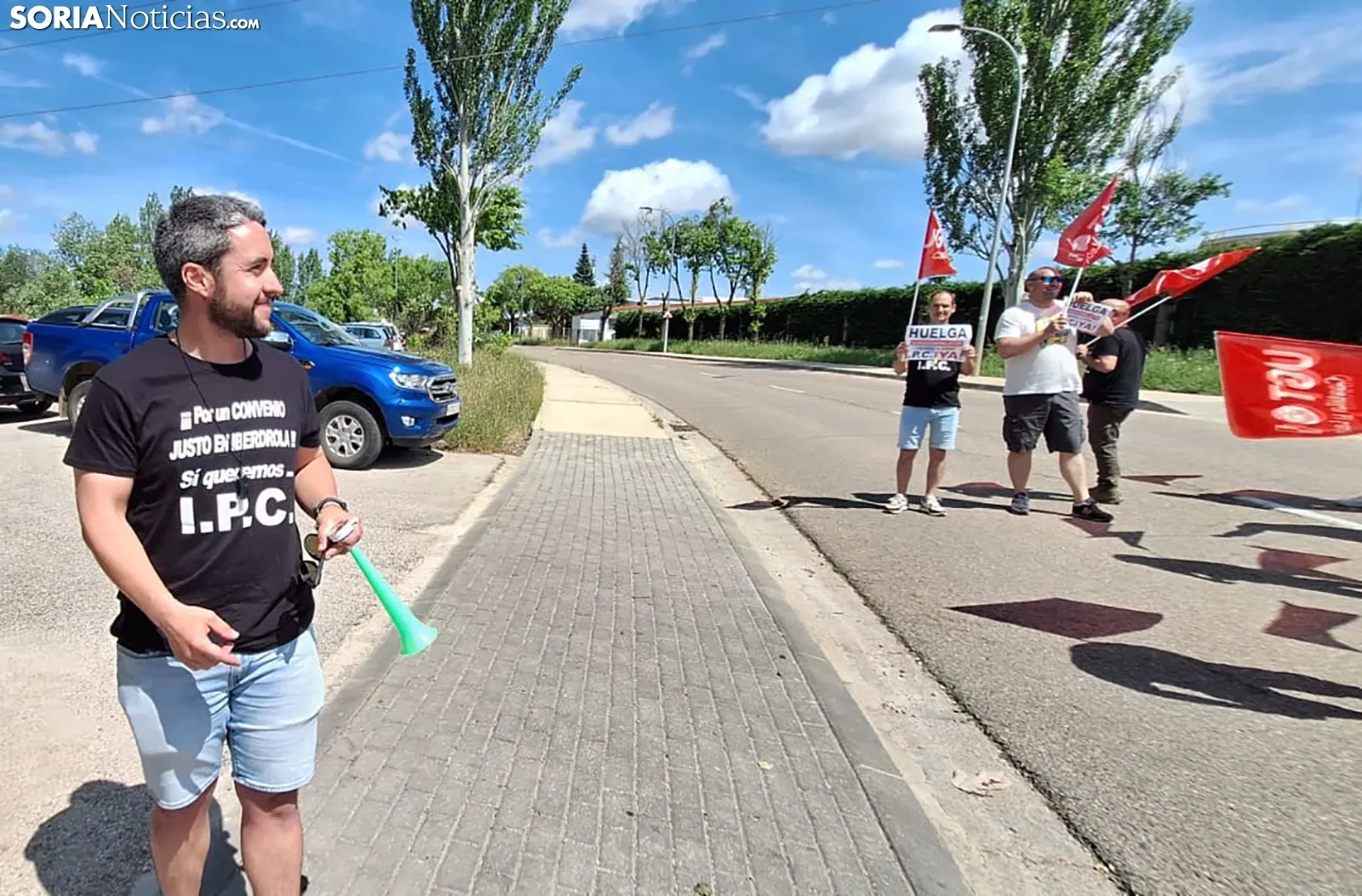 Foto 2 - Los empleados de Iberdrola en Soria, en pie de guerra: reclaman la equiparaci&oacute;n de salarios con el IPC