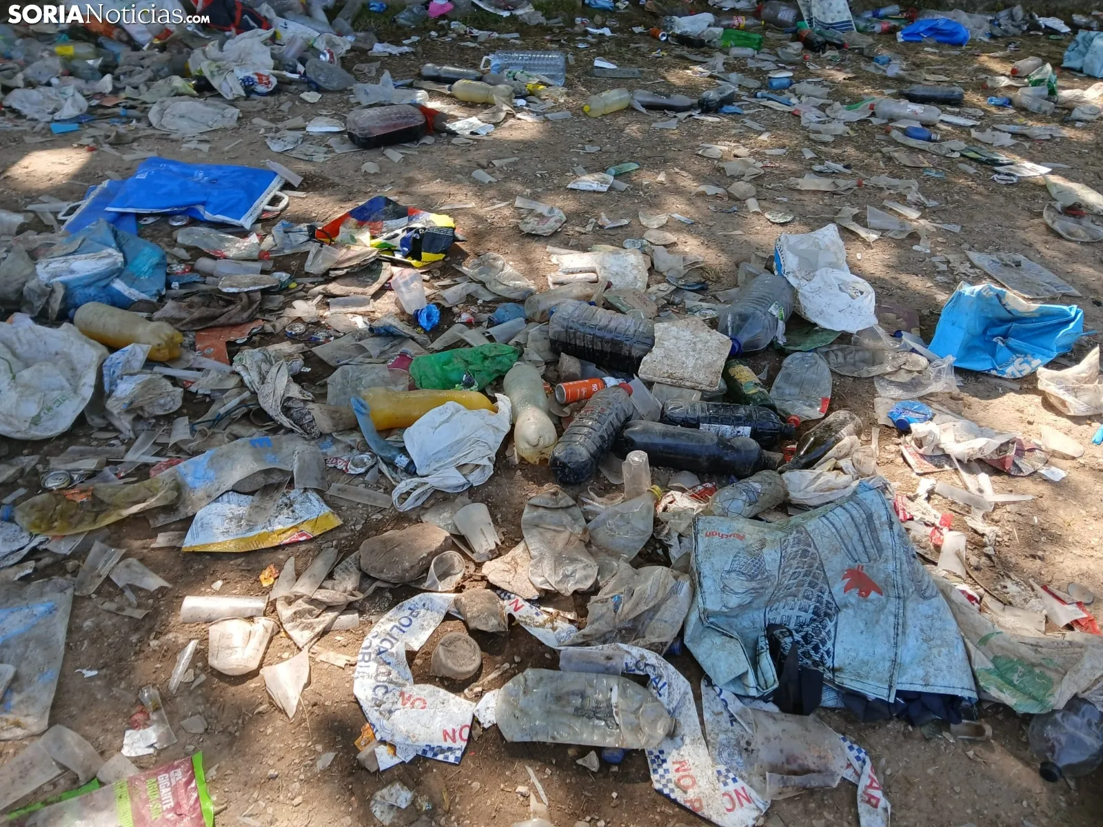 Foto 9 - FOTOS| El botell&oacute;n llena de basura Valonsadero