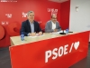 Javier Antón y Luis Ley, durante la rueda de prensa. 