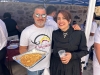 José Alberto Hernández y Dayana García en el almuerzo del Lunes 'de Bailas'.