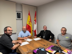 Foto 4 - La Diócesis y Alcubilla de las Peñas acuerdan reparaciones en el templo parroquial