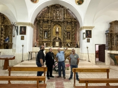 Foto 3 - La Diócesis y Alcubilla de las Peñas acuerdan reparaciones en el templo parroquial