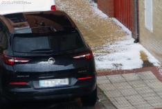 Una imagen de la granizada de este miércoles. /SN