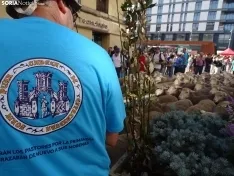 Una imagen del paso de las merinas por la capital. /PC