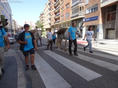 Una imagen del paso de las merinas por la capital. /PC
