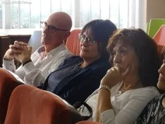Una imagen del acto de homenaje hoy viernes. /PC