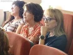 Una imagen del acto de homenaje hoy viernes. /PC