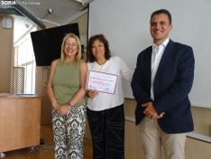 Una imagen del acto de homenaje hoy viernes. /PC