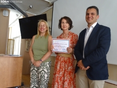 Una imagen del acto de homenaje hoy viernes. /PC