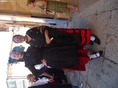 Una imagen previa al desfile del Domingo de Calderas hoy. /PC