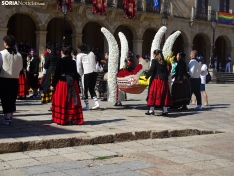Una de las calderas este domingo sanjuanero. /PC