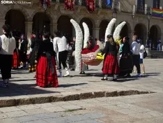 Una de las calderas este domingo sanjuanero. /PC