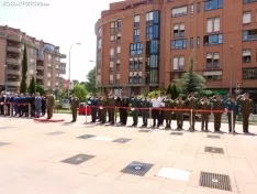 Foto 3 - Fotos: Soria rinde homenaje a los soldados ca&iacute;dos en el acto institucional de la Subdelegaci&oacute;n de Defensa