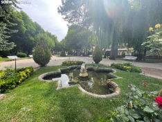 Una imagen de los daños en la figura. /Sara Roncal