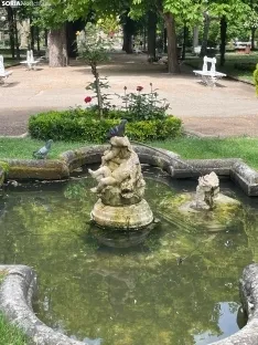Una imagen de los daños en la figura. /Sara Roncal