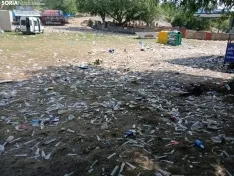 Foto 20 - FOTOS| El botell&oacute;n llena de basura Valonsadero