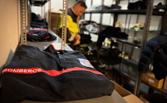 La Junta apoya a los 44 aspirantes a bombero que se forman durante la fase práctica