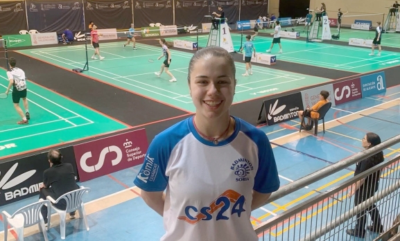 Daniela Corchón, sobresaliente en el Sub-19 de España de bádminton