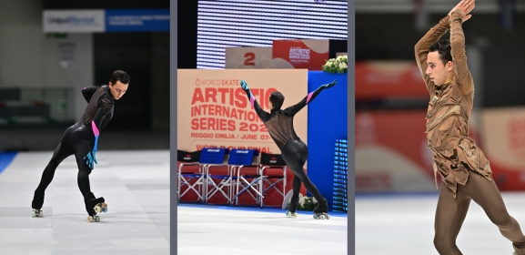 El patinador soriano Héctor Díez se alza con el oro en la gran final de las Artistic International Series