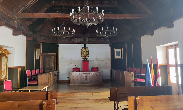 Una imagen del salón de plenos. 