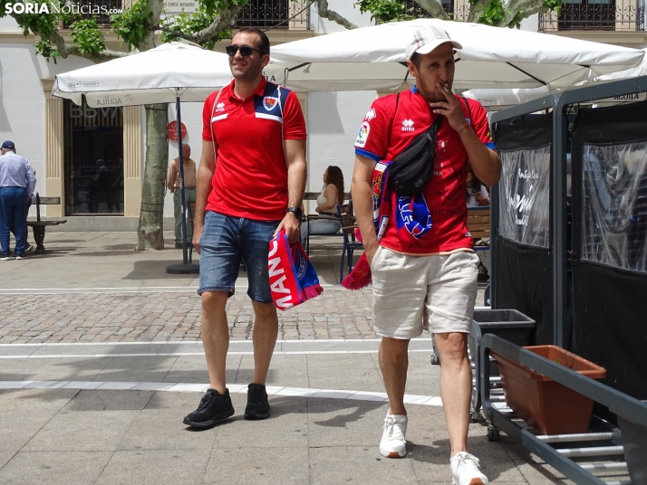 FOTOS | Soria se ti&ntilde;e bermeja