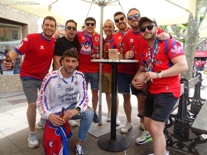 FOTOS | Soria se ti&ntilde;e bermeja