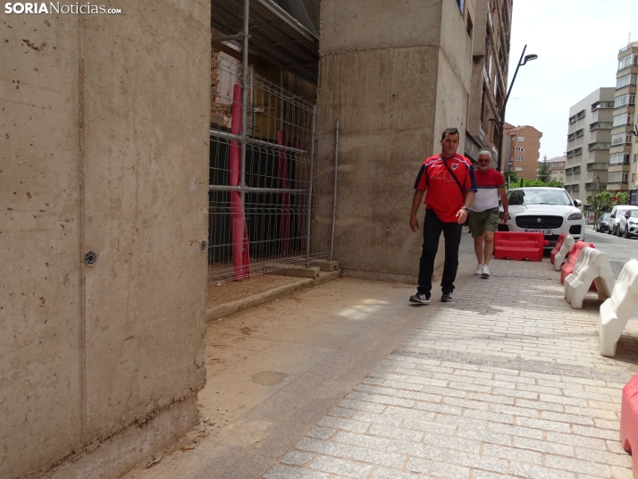 FOTOS | Soria se ti&ntilde;e bermeja