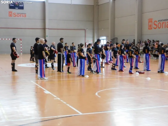 Fotos: Medio centenar de kickboxers demuestran sus dotes en el San Andr&eacute;s