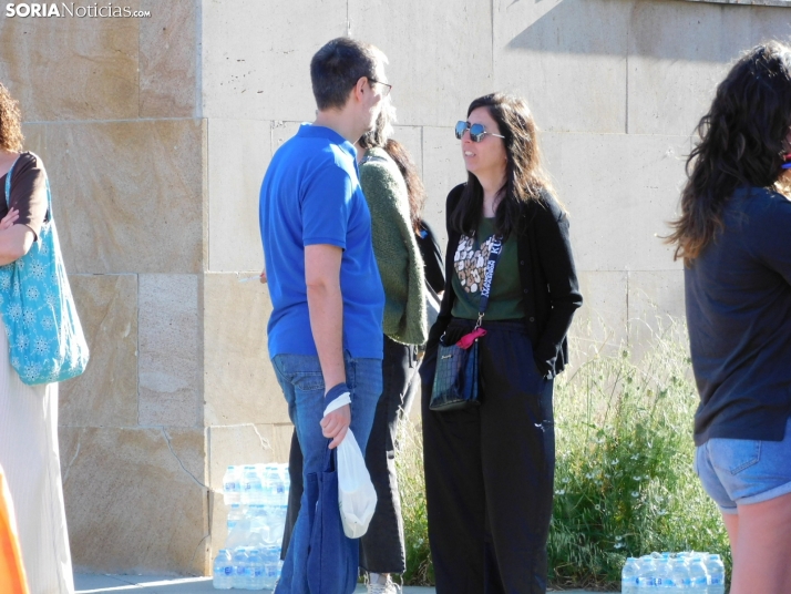 Cientos de aspirantes se examinan en Soria para optar a una plaza de Auxiliar Administrativo de la Junta de Ca