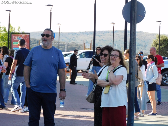 Cientos de aspirantes se examinan en Soria para optar a una plaza de Auxiliar Administrativo de la Junta de Ca