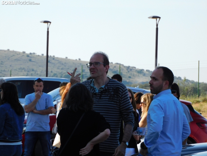 Cientos de aspirantes se examinan en Soria para optar a una plaza de Auxiliar Administrativo de la Junta de Ca