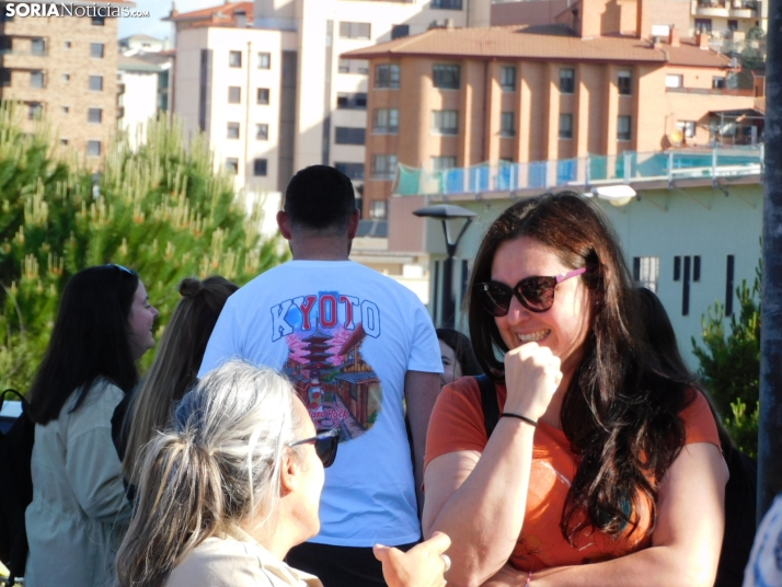 Cientos de aspirantes se examinan en Soria para optar a una plaza de Auxiliar Administrativo de la Junta de Ca