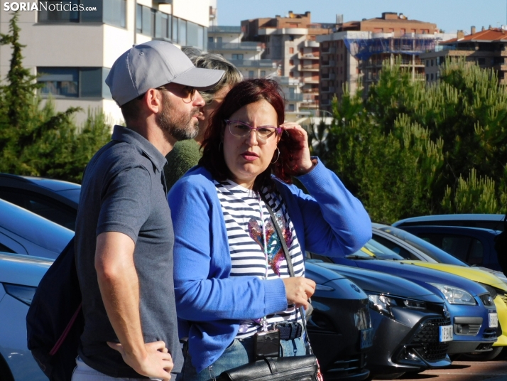 Cientos de aspirantes se examinan en Soria para optar a una plaza de Auxiliar Administrativo de la Junta de Ca