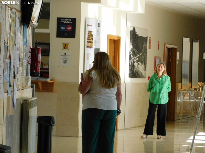 Cientos de aspirantes se examinan en Soria para optar a una plaza de Auxiliar Administrativo de la Junta de Ca