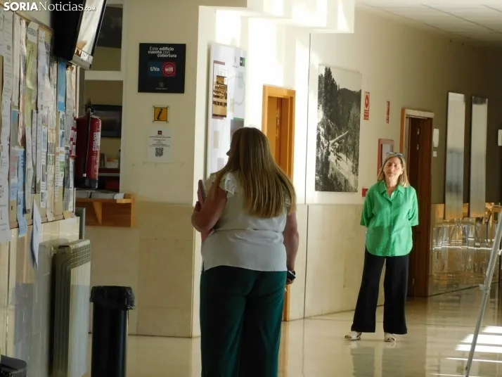 Cientos de aspirantes se examinan en Soria para optar a una plaza de Auxiliar Administrativo de la Junta de Ca