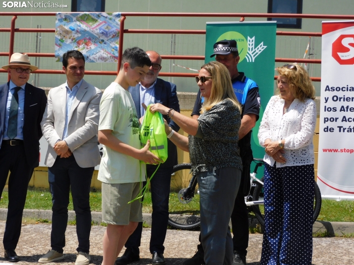 Fotos: Entrega de premios y diplomas en el Parque Infantil de Tr&aacute;fico de Soria