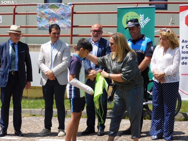 Fotos: Entrega de premios y diplomas en el Parque Infantil de Tr&aacute;fico de Soria