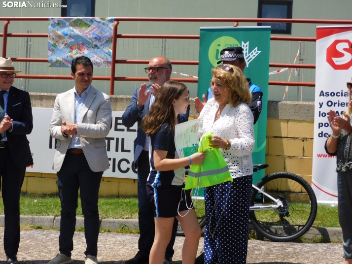 Fotos: Entrega de premios y diplomas en el Parque Infantil de Tr&aacute;fico de Soria