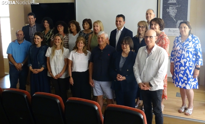 Una imagen del acto de homenaje hoy viernes. /PC