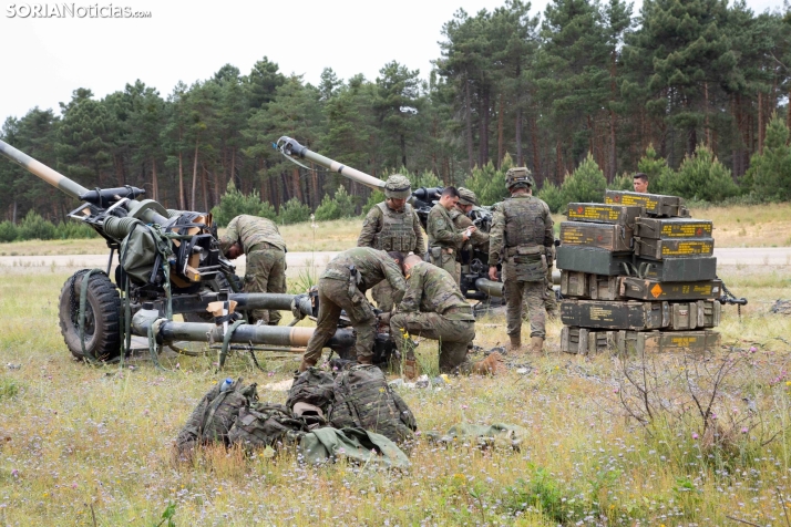 Ejercicio aéreo militar en Navaleno