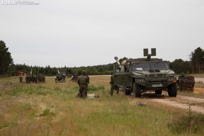 Ejercicio aéreo militar en Navaleno