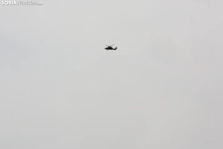 Ejercicio aéreo militar en Navaleno
