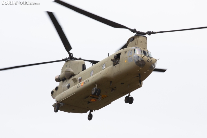 Ejercicio aéreo militar en Navaleno