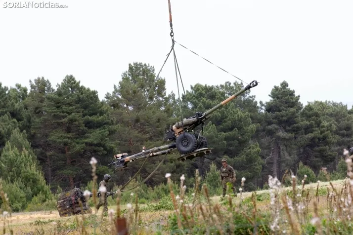Ejercicio aéreo militar en Navaleno