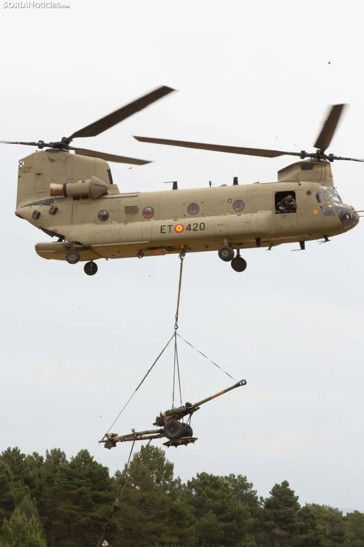 Ejercicio aéreo militar en Navaleno