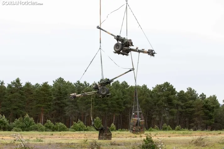 Ejercicio aéreo militar en Navaleno